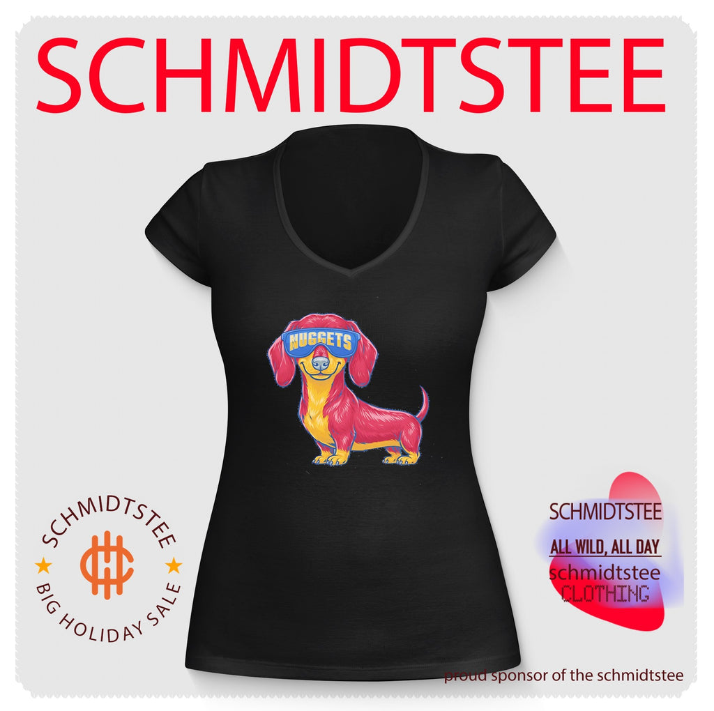 Denver Nuggets Dachshund Dog cartoon shirt