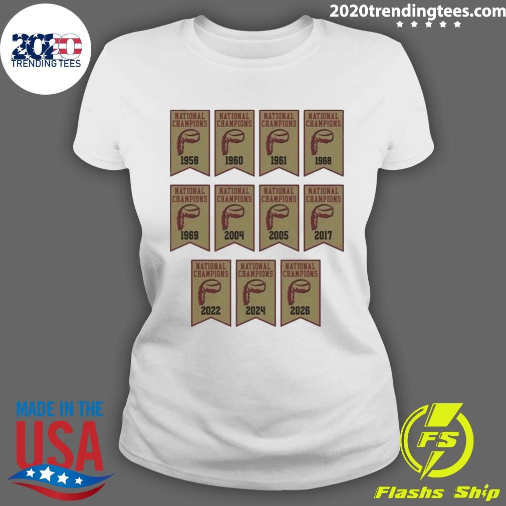 Denver Pioneers 11 Time 1958-2026 National Champions Shirt