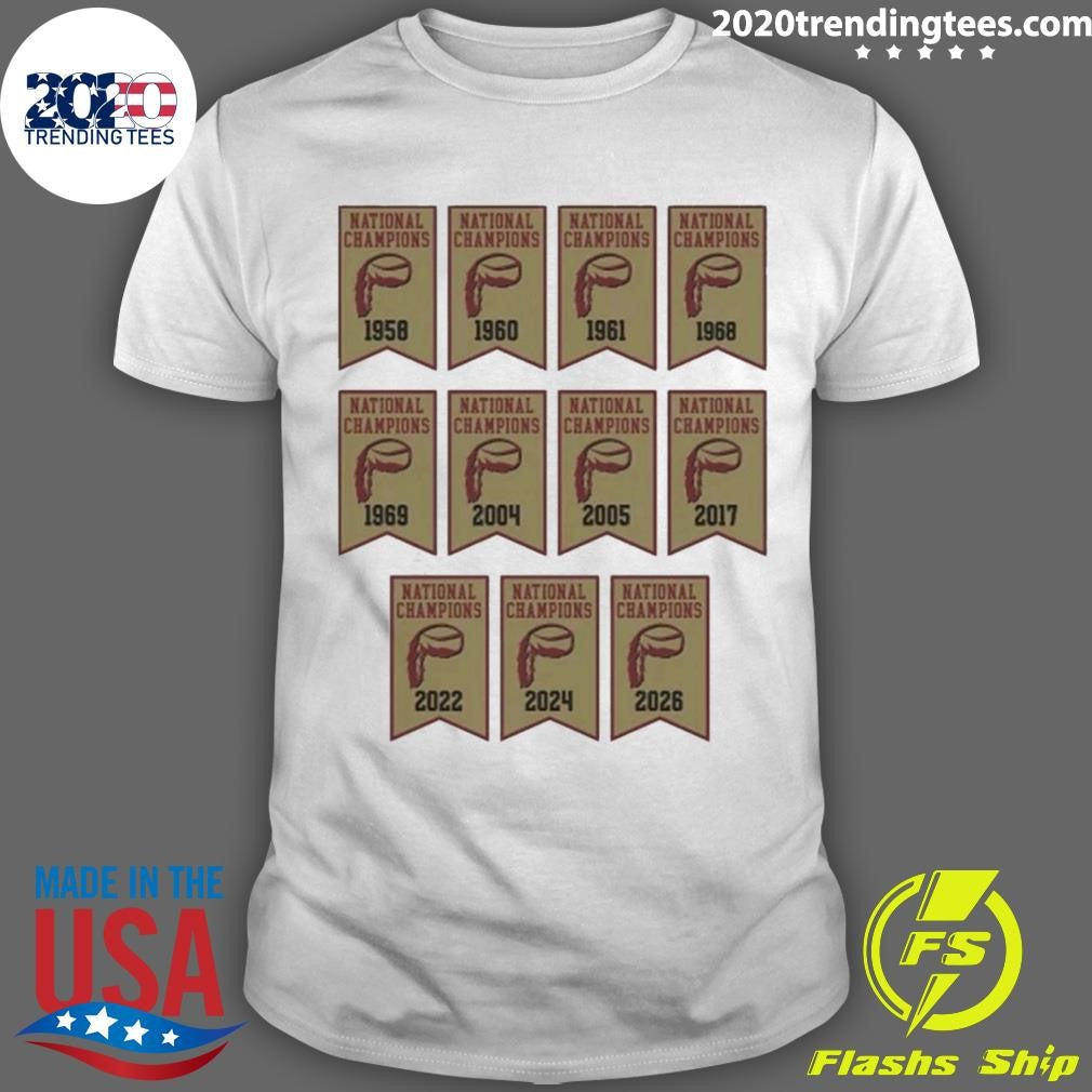 Denver Pioneers 11 Time 1958-2026 National Champions Shirt