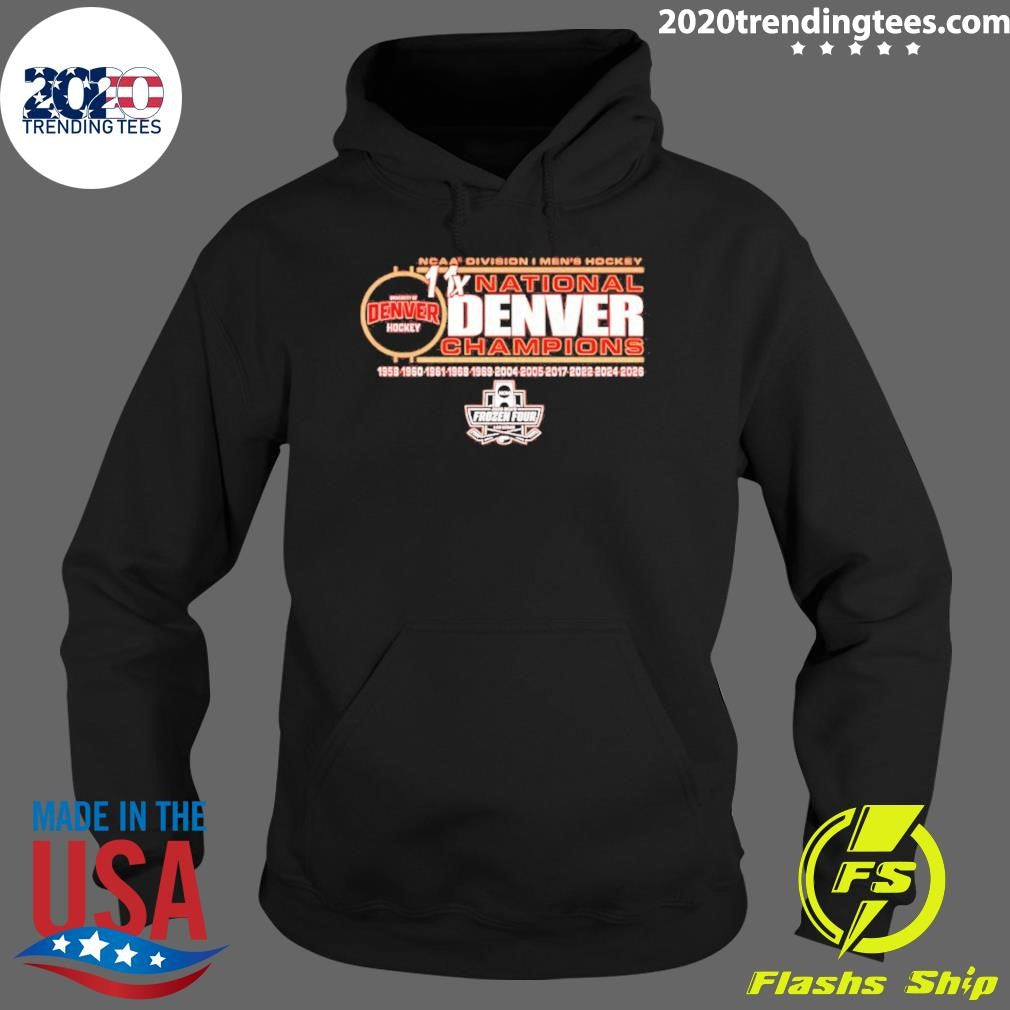 Denver Pioneers 11-time Ncaa Frozen Four Men’s Ice Hockey National Champions Shirt
