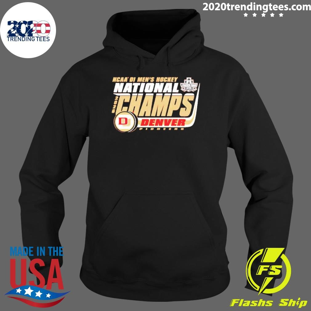 Denver Pioneers 2026 Ncaa Frozen Four Men’s Ice Hockey National Champions Bracket Shirt