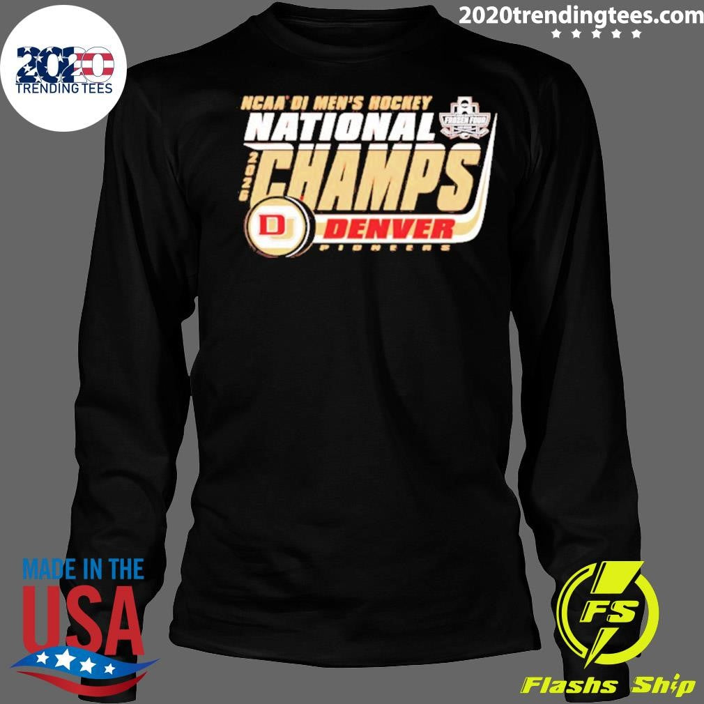 Denver Pioneers 2026 Ncaa Frozen Four Men’s Ice Hockey National Champions Bracket Shirt