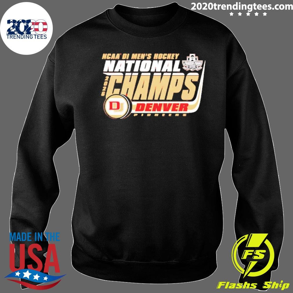 Denver Pioneers 2026 Ncaa Frozen Four Men’s Ice Hockey National Champions Bracket Shirt