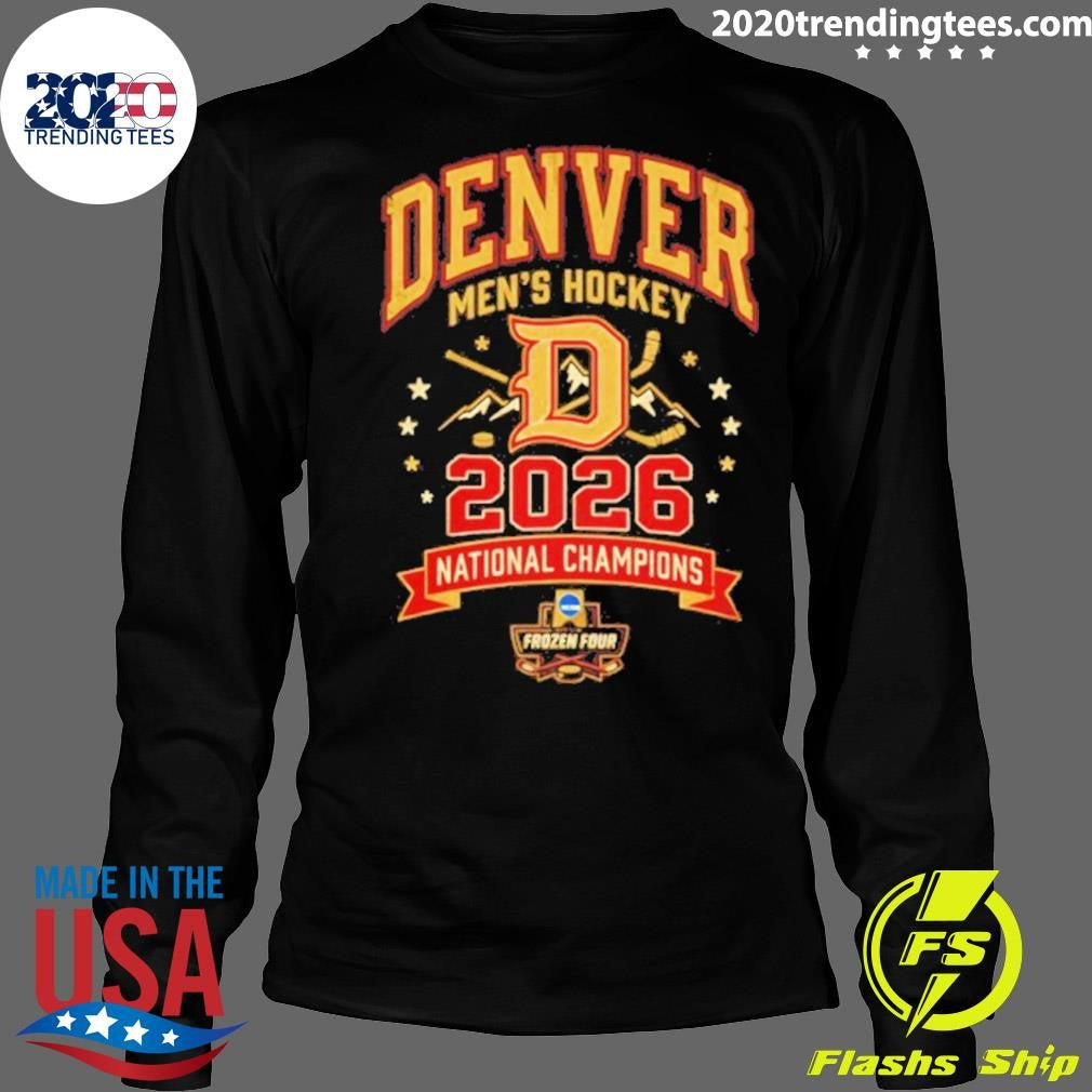 Denver Pioneers Men’s Hockey National Champions 2026 Shirt