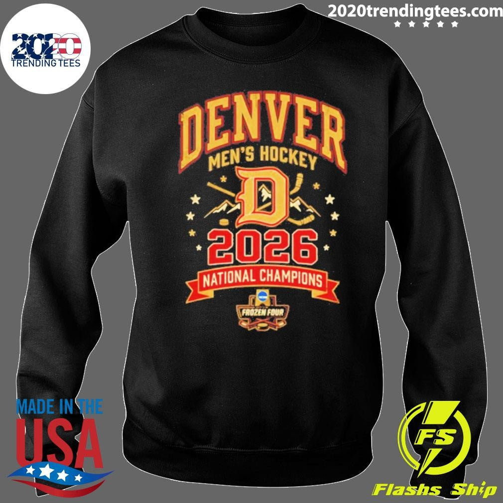 Denver Pioneers Men’s Hockey National Champions 2026 Shirt