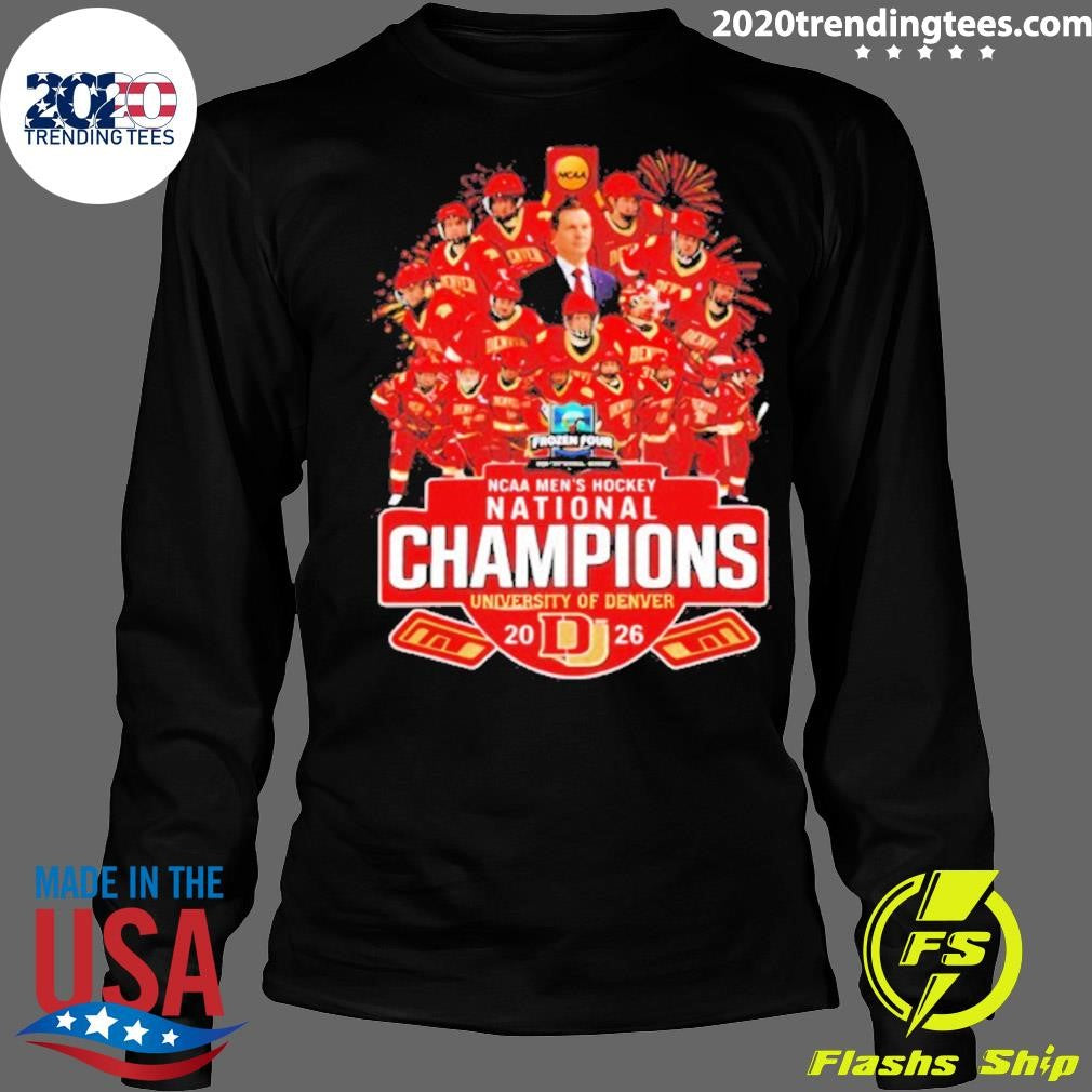 Denver Pioneers Men’s Ice Hockey 10x National Champions All Team Shirt