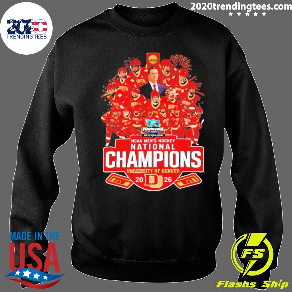 Denver Pioneers Men’s Ice Hockey 10x National Champions All Team Shirt