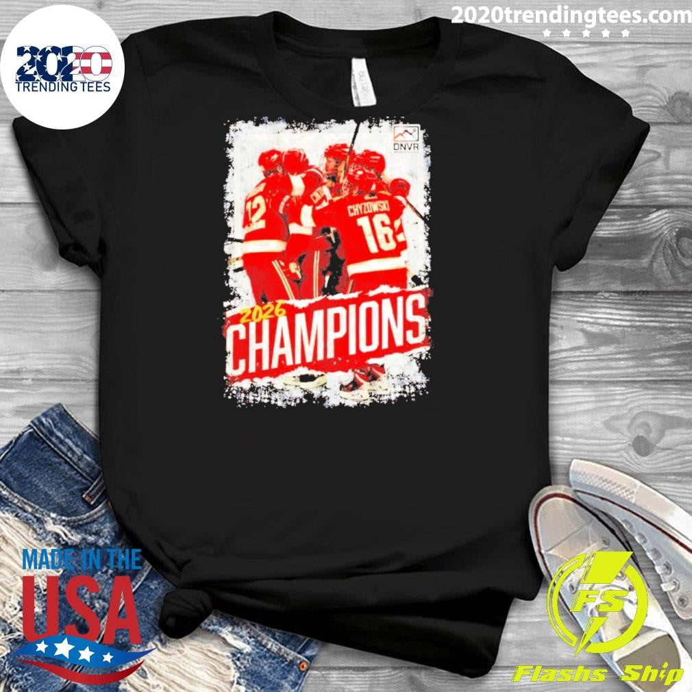 Denver Pioneers Men’s Ice Hockey 10x National Champions Graphic Shirt