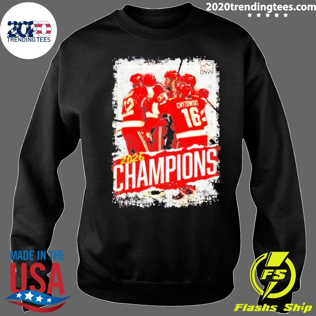 Denver Pioneers Men’s Ice Hockey 10x National Champions Graphic Shirt