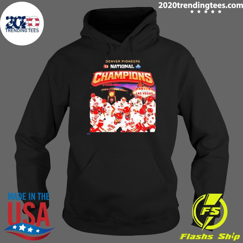 Denver Pioneers Men’s Ice Hockey National Champions ’26 Alll Team Poster Shirt