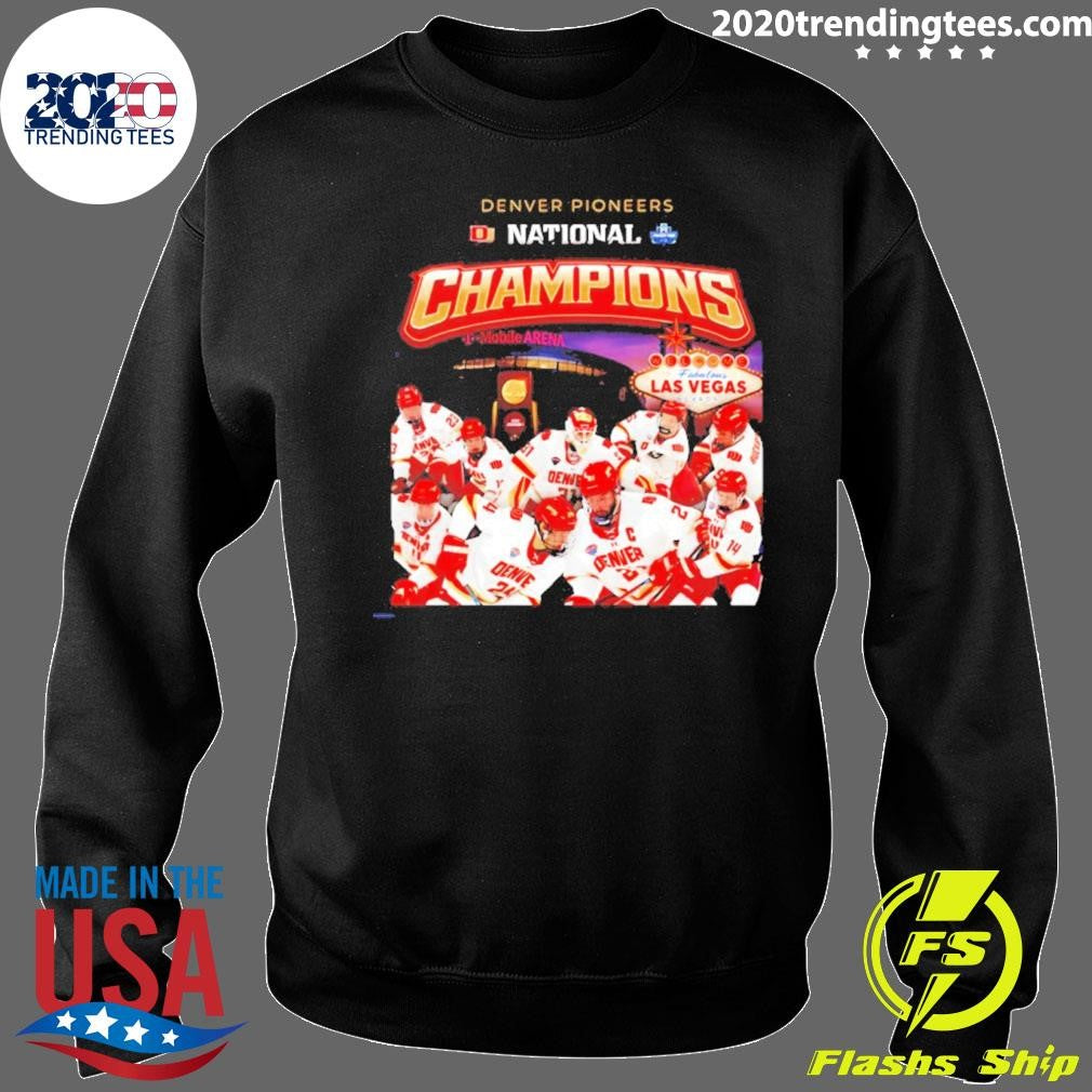 Denver Pioneers Men’s Ice Hockey National Champions ’26 Alll Team Poster Shirt