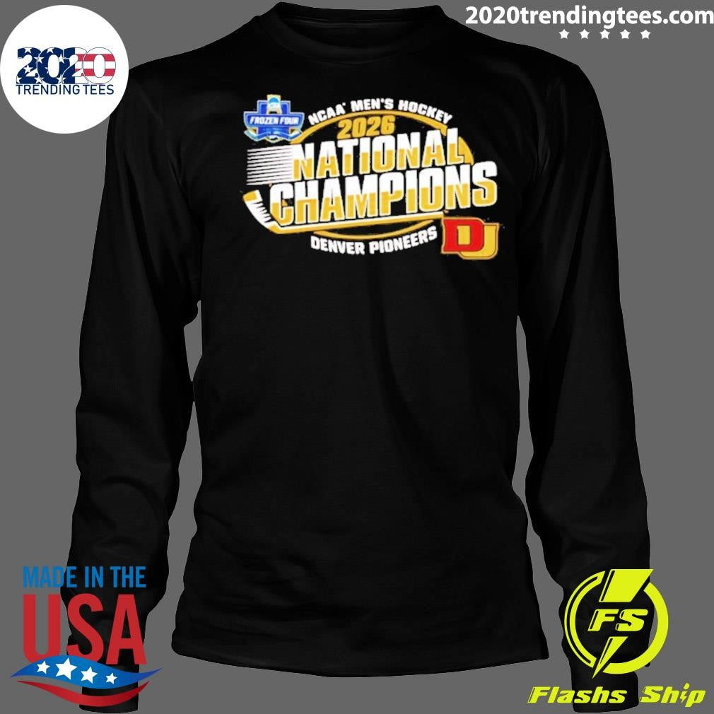 Denver Pioneers Men’s Ice Hockey National Champions ’26 Shirt