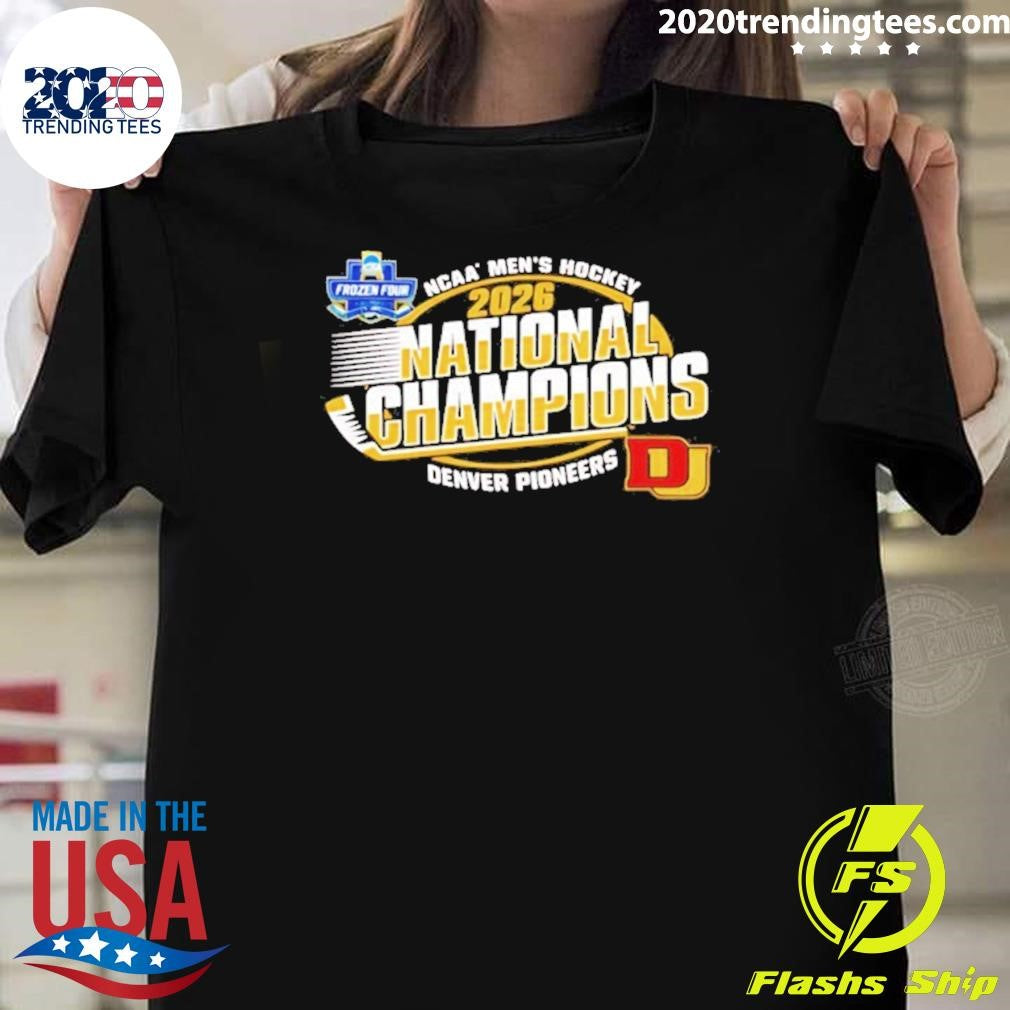 Denver Pioneers Men’s Ice Hockey National Champions ’26 Shirt