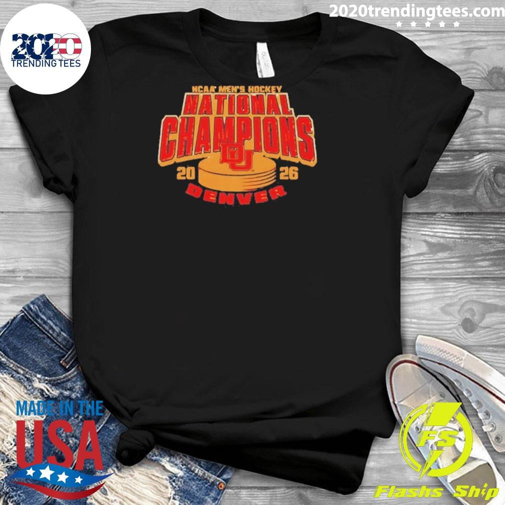 Denver Pioneers Men’s Ice Hockey National Champions ’26 Vintage Shirt