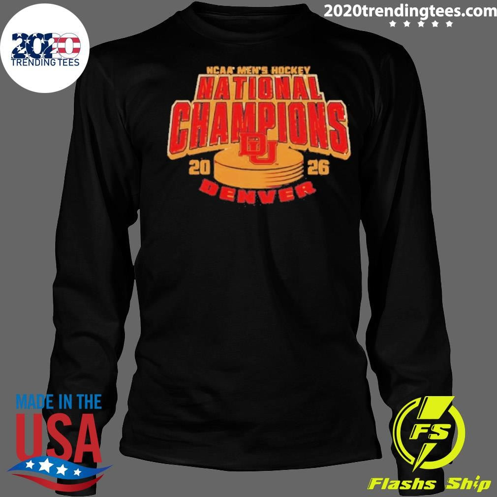 Denver Pioneers Men’s Ice Hockey National Champions ’26 Vintage Shirt