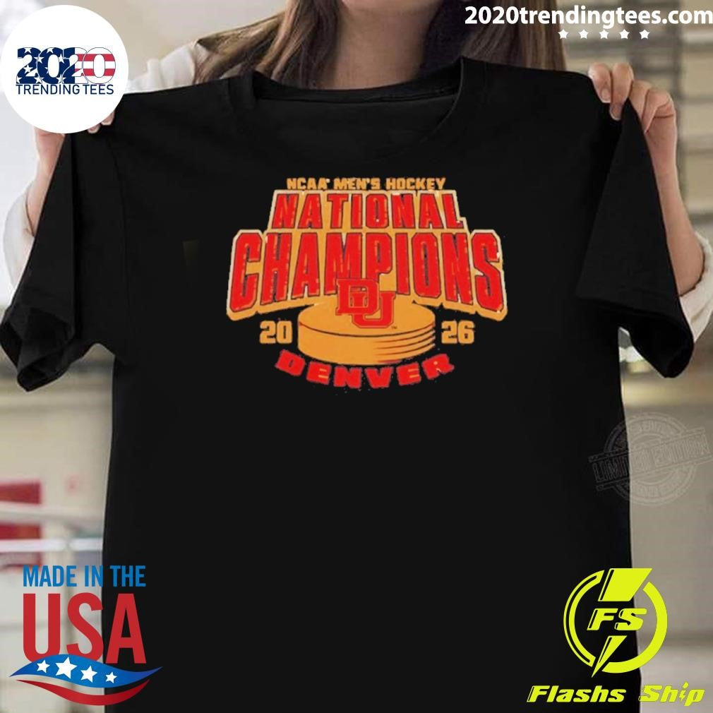Denver Pioneers Men’s Ice Hockey National Champions ’26 Vintage Shirt