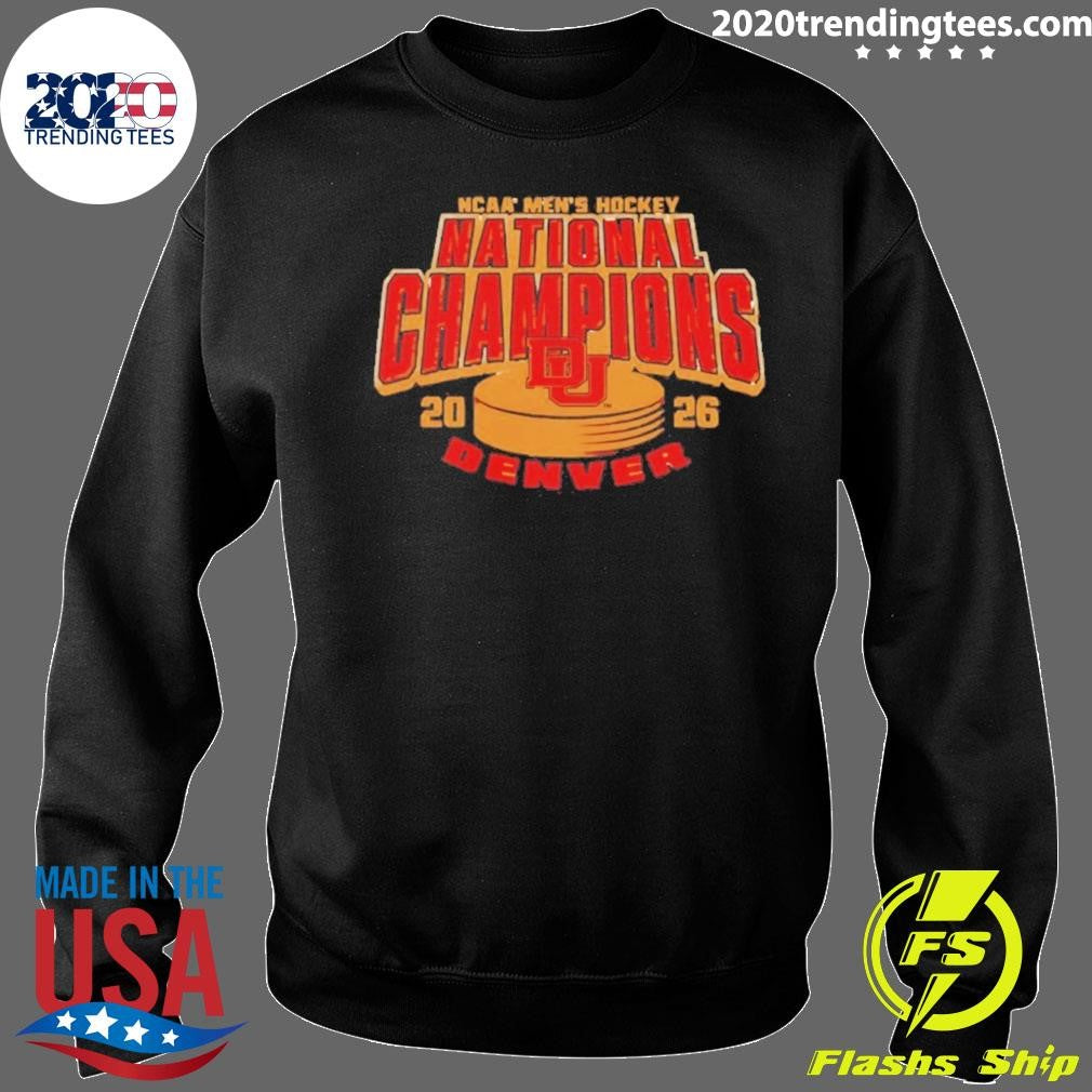 Denver Pioneers Men’s Ice Hockey National Champions ’26 Vintage Shirt