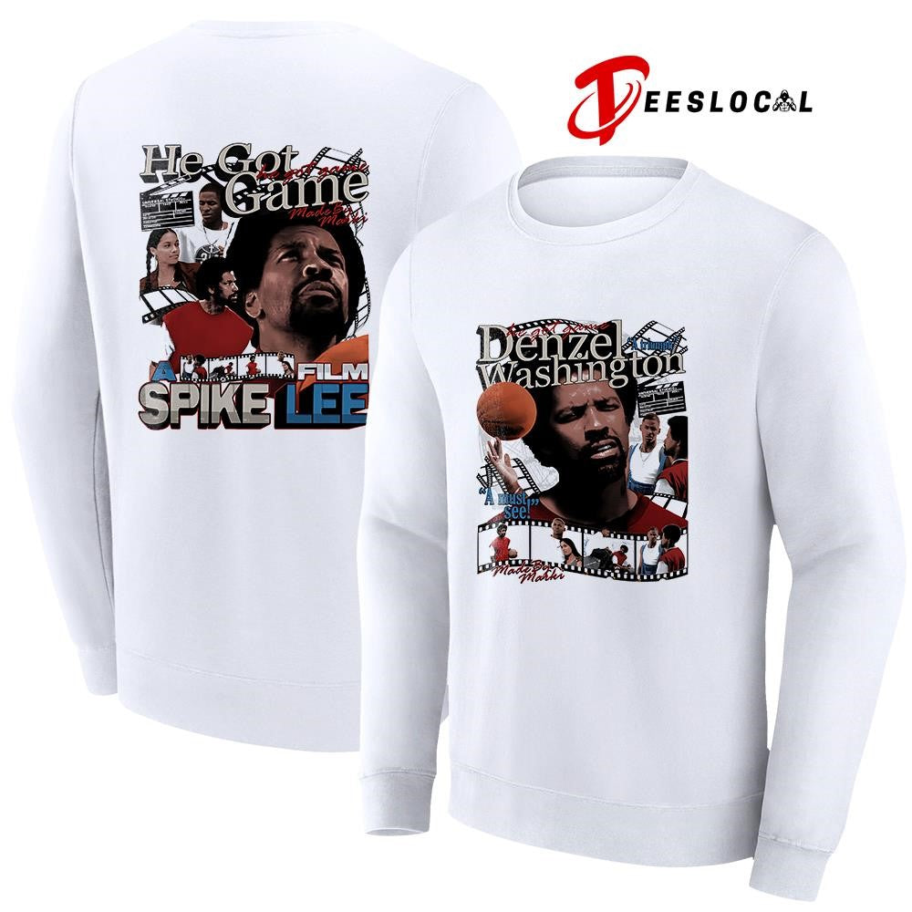 Denzel Washington a triumph a must see he got game shirt