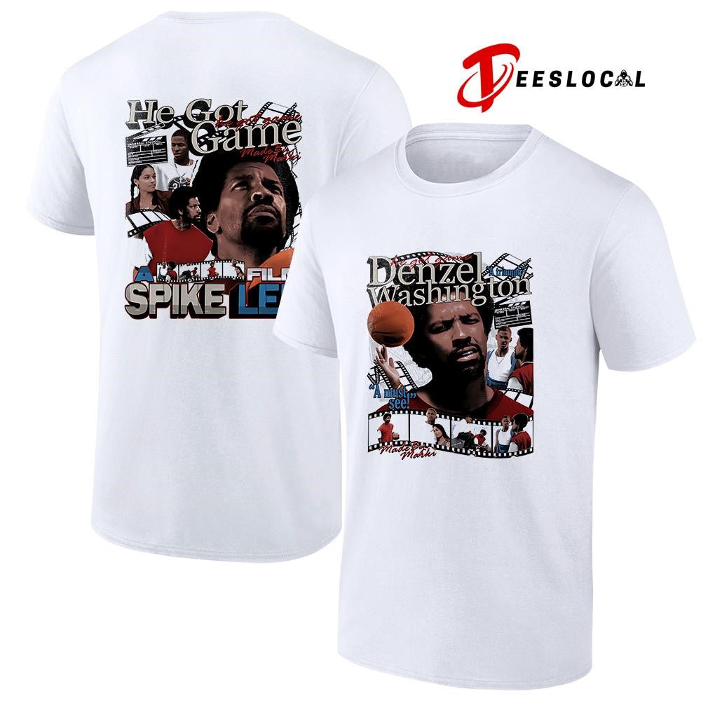 Denzel Washington a triumph a must see he got game shirt
