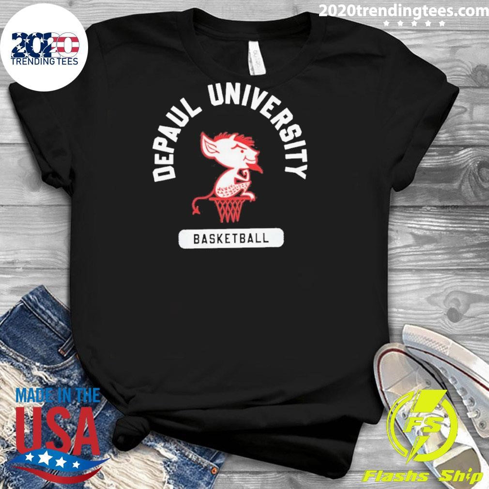 Depaul Blue Demons Mascot Basketball Logo Shirt