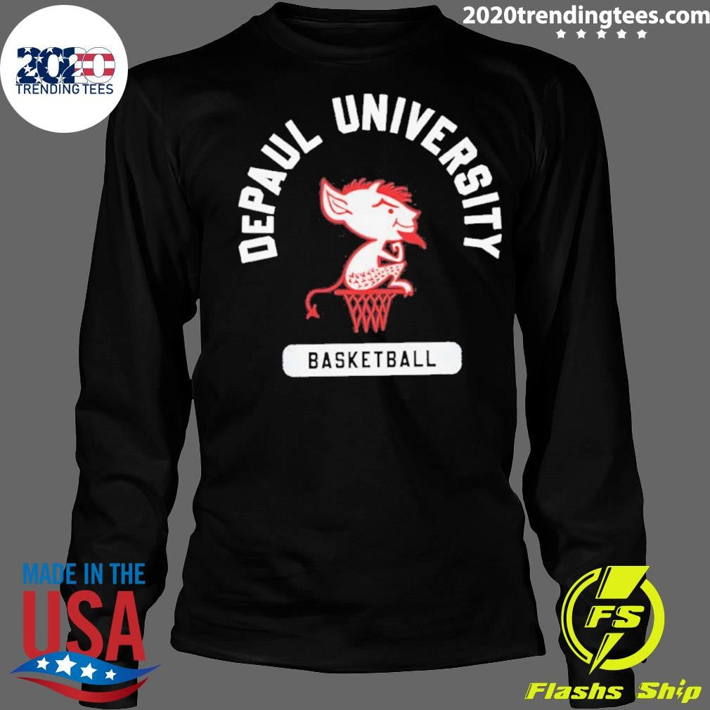 Depaul Blue Demons Mascot Basketball Logo Shirt