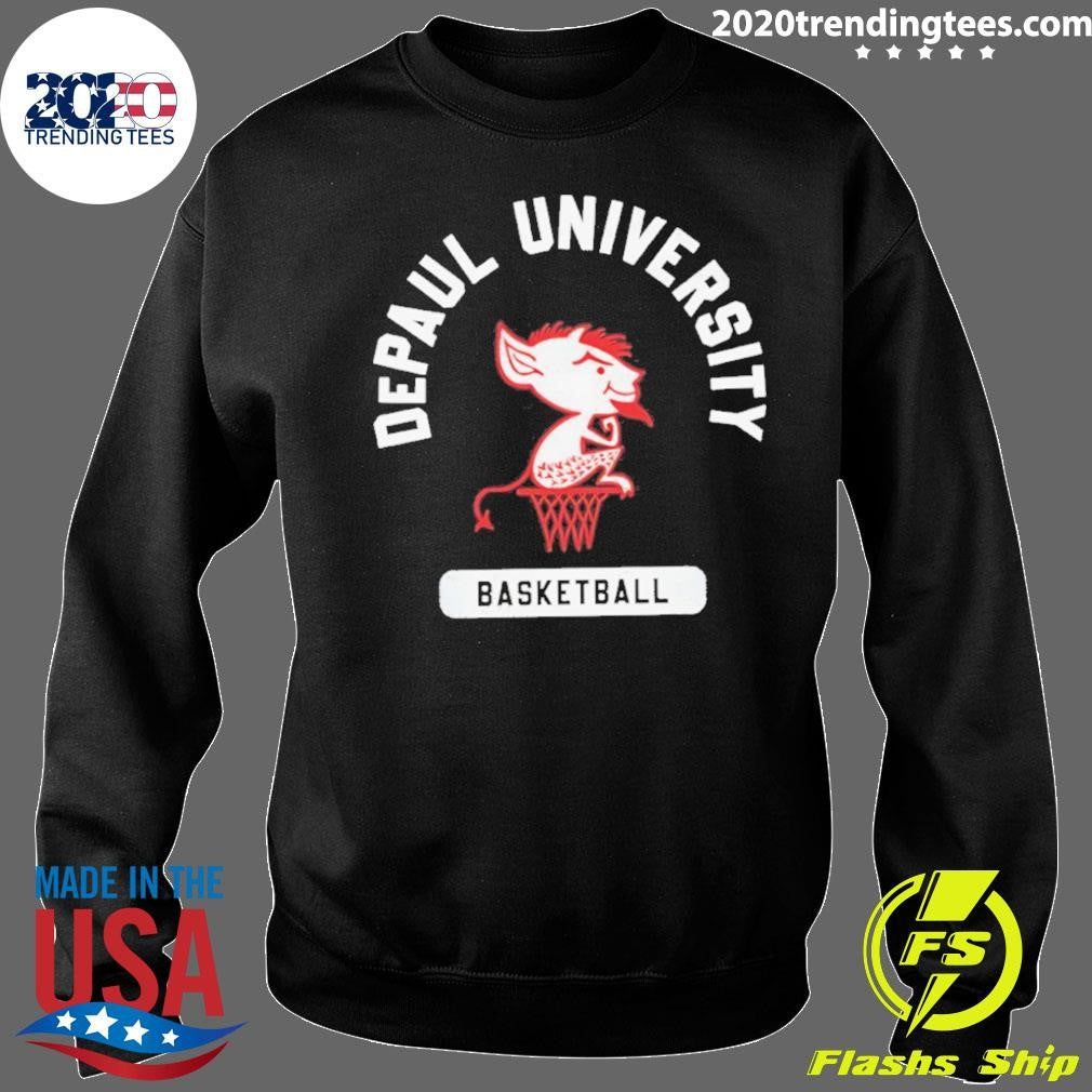 Depaul Blue Demons Mascot Basketball Logo Shirt