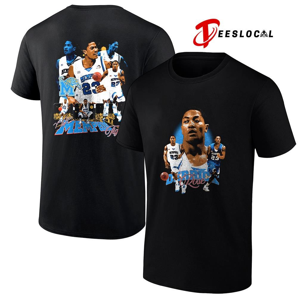 Derrick Rose x Memphis Tigers graphic signature shirt