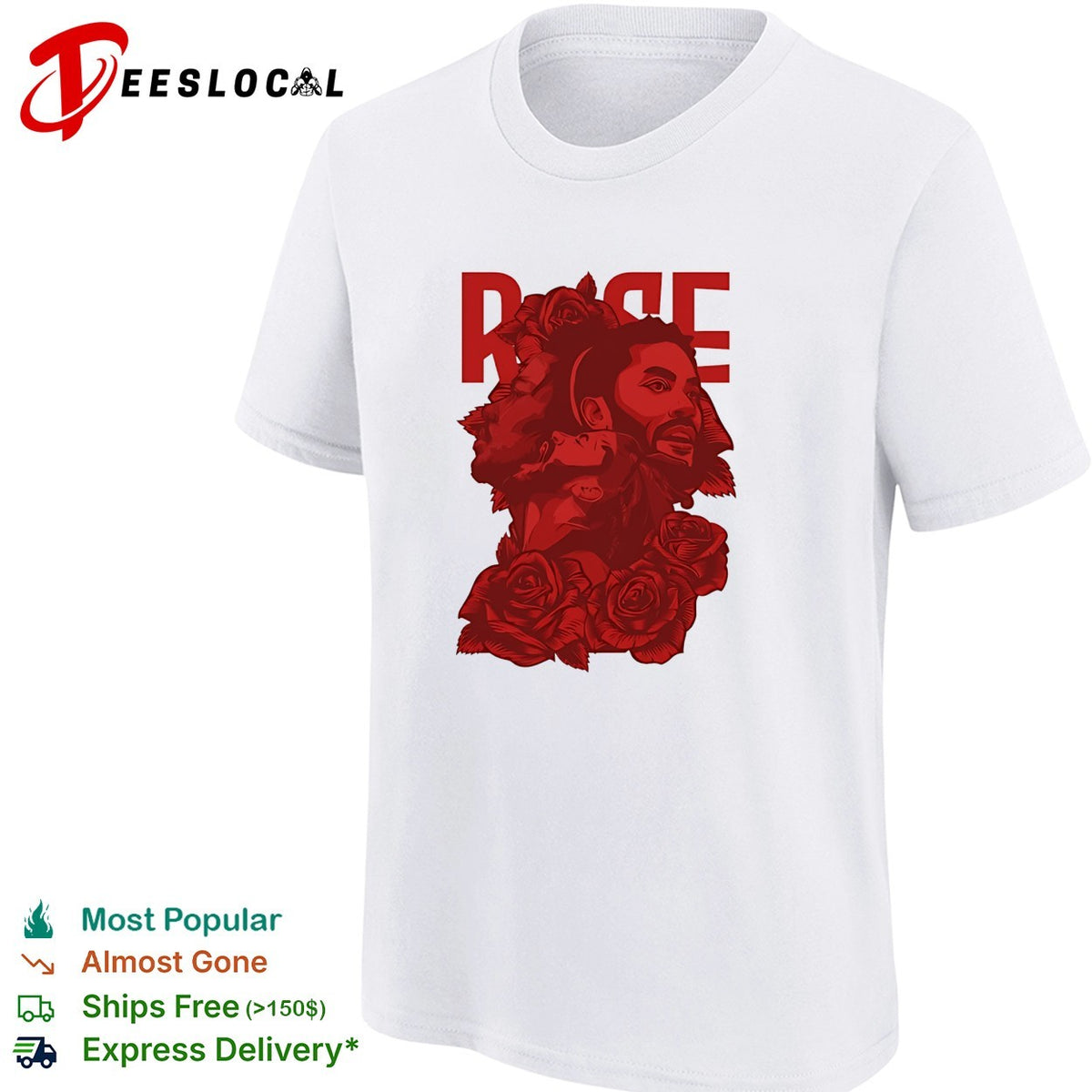 Desease Derrick Rose vintage shirt