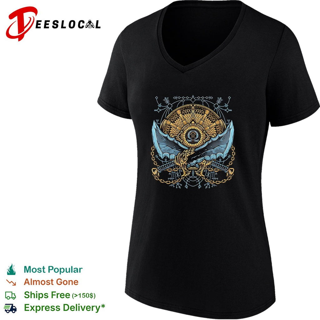 Destiny of the God God of War featuring the Blades of Chaos shirt
