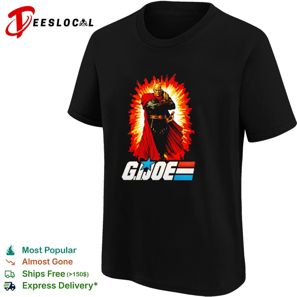 Destro G I Joe Cobra Commander Parody G I Joe A Real American Hero Cobra Command shirt