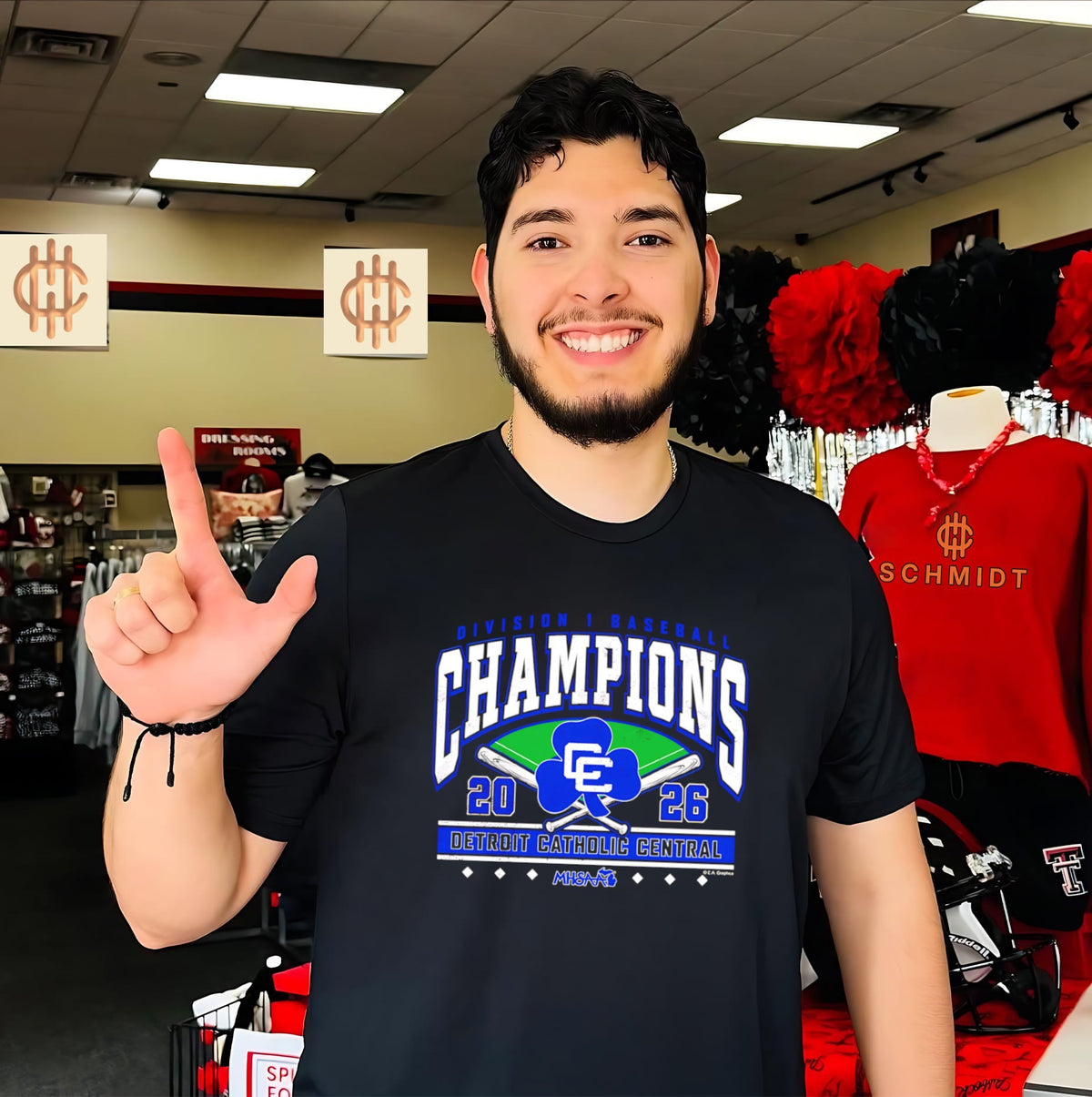 Detroit Catholic Central 2026 MHSAA Baseball D1 Champions shirt