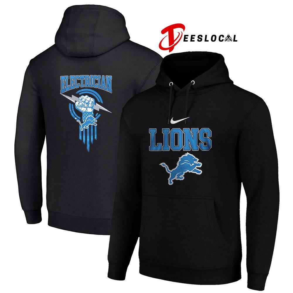Detroit Lions x Electrician logo shirt
