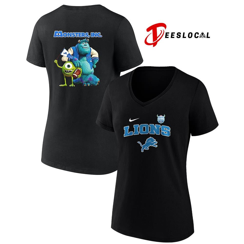 Detroit Lions x Monster Inc Funday cartoon shirt