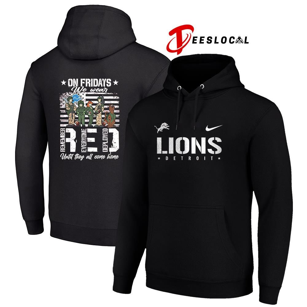 Detroit Lions x Scooby Doo on friday we wear RED until they all come home shirt