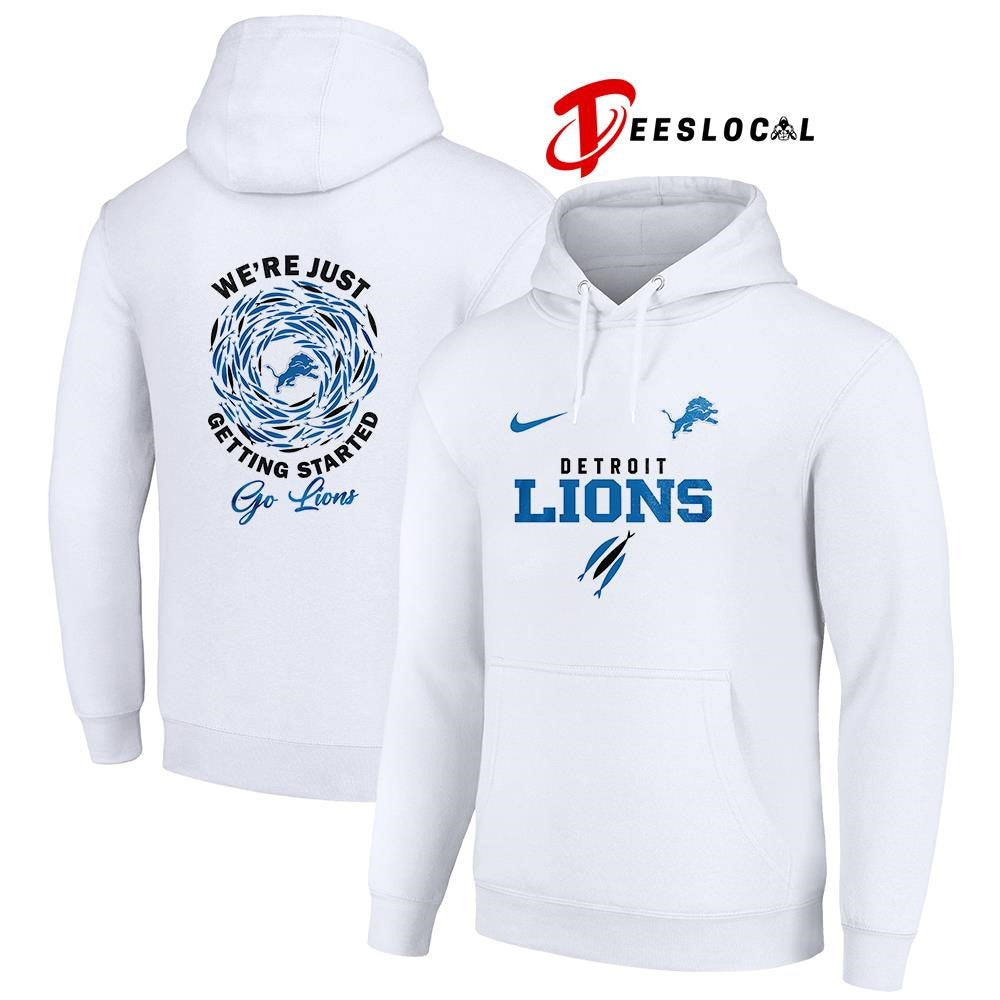 Detroit Lions x The Chosen we’re just getting started logo shirt