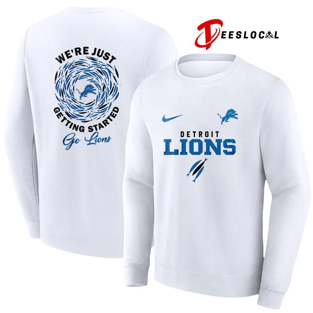 Detroit Lions x The Chosen we’re just getting started logo shirt
