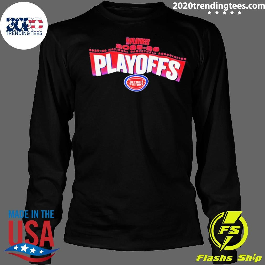 Detroit Pistons 2025-2026 National Basketball Association Playoffs Shirt