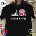 Detroit Pistons 2026 City Skyline Graphic Shirt