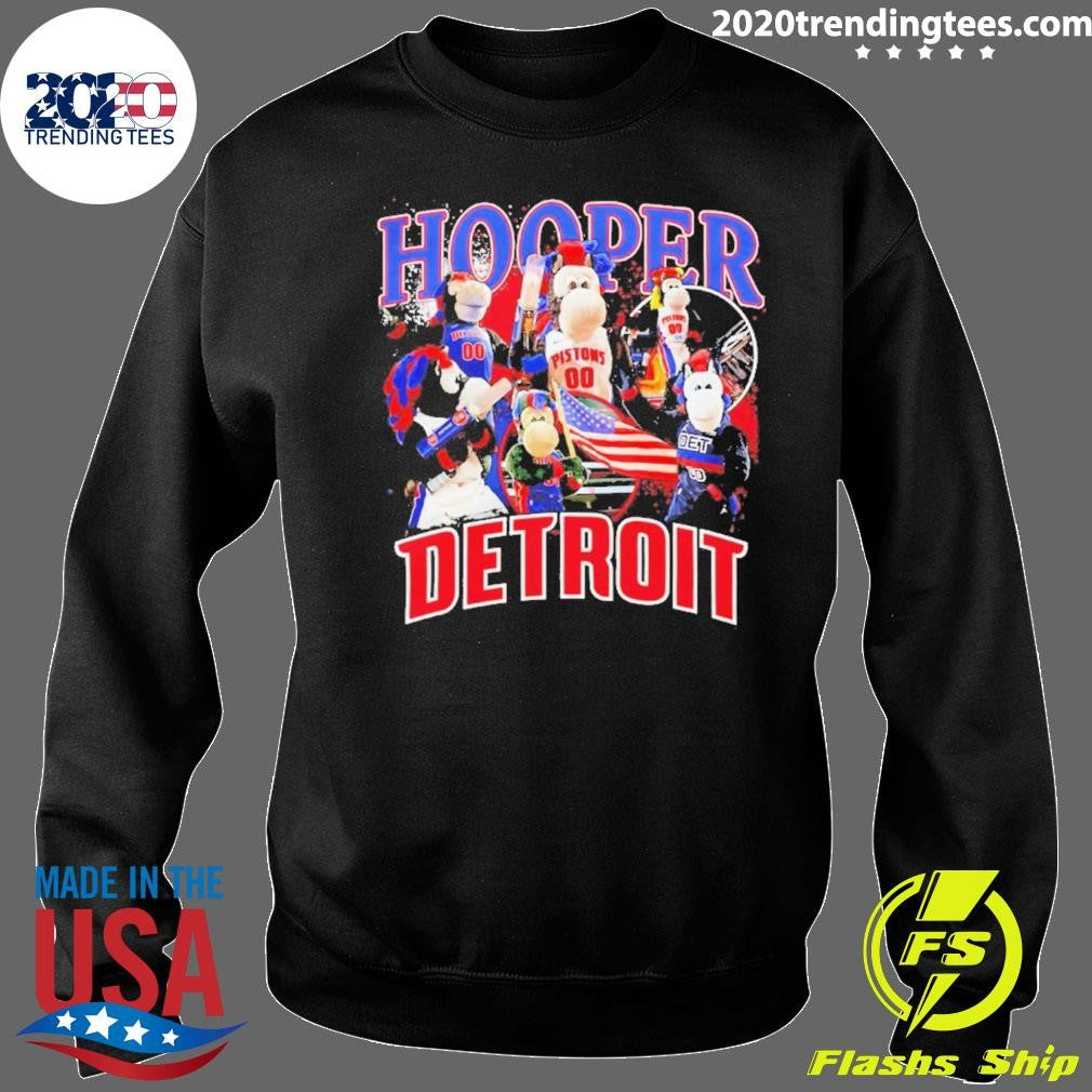 Detroit Pistons 2026 Nba Hooper Mascot Crossroads Shirt