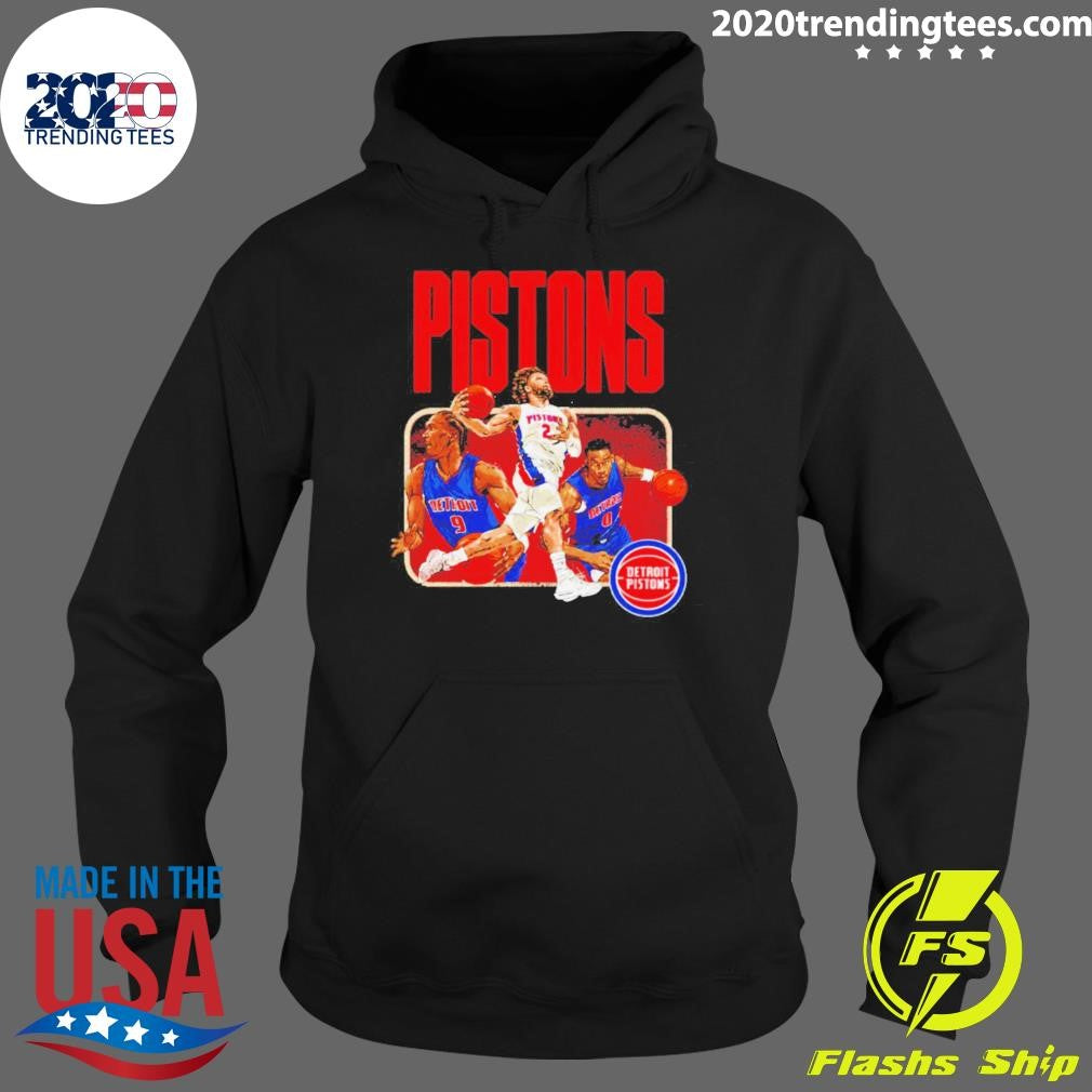 Detroit Pistons 2026 Playoffs Trio Graphic Shirt