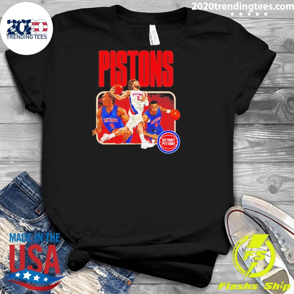 Detroit Pistons 2026 Playoffs Trio Graphic Shirt
