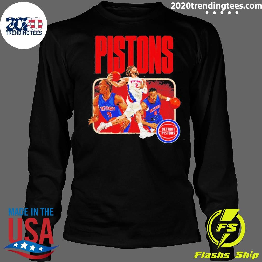Detroit Pistons 2026 Playoffs Trio Graphic Shirt