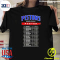 Detroit Pistons All Dawg Nba Playoffs 2025-26 Roster Shirt