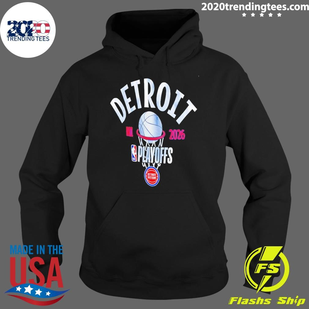 Detroit Pistons Basketball 2026 Playoff Participant Stand Shirt