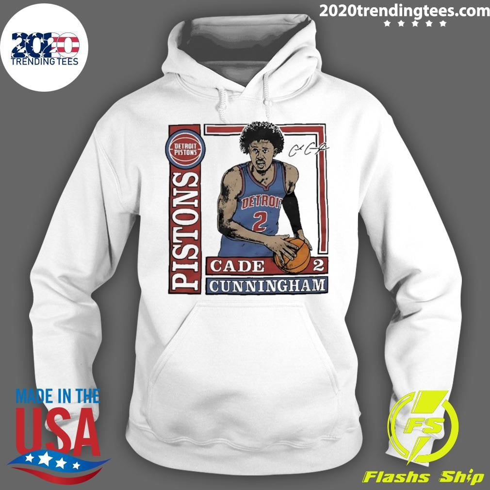 Detroit Pistons Cade Cunningham Signature Shirt