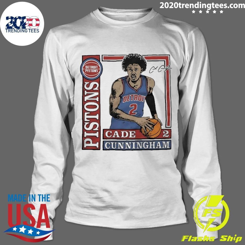 Detroit Pistons Cade Cunningham Signature Shirt