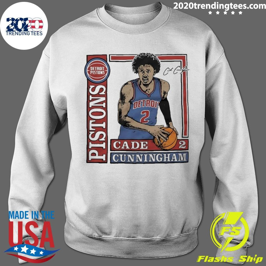 Detroit Pistons Cade Cunningham Signature Shirt
