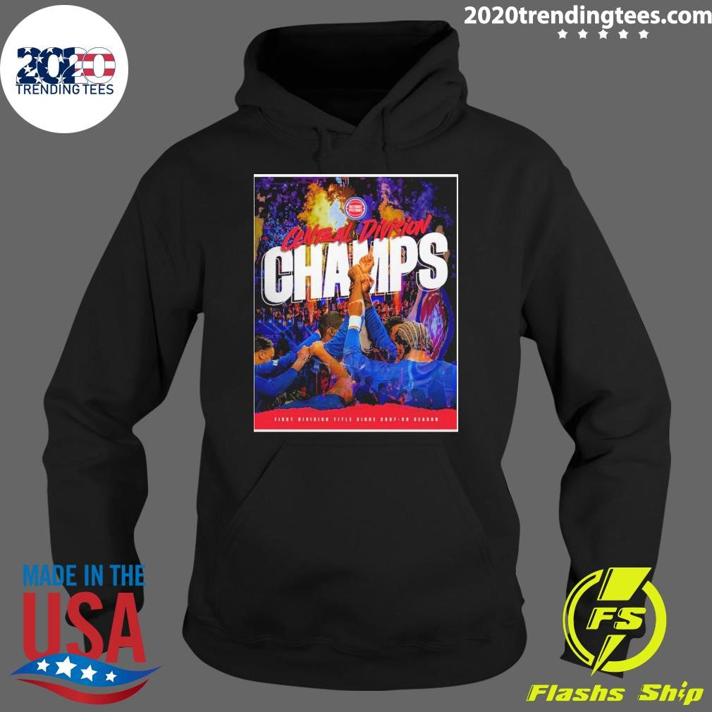 Detroit Pistons Central Division Champs First Division Title Since 2007-08 Season Shirt