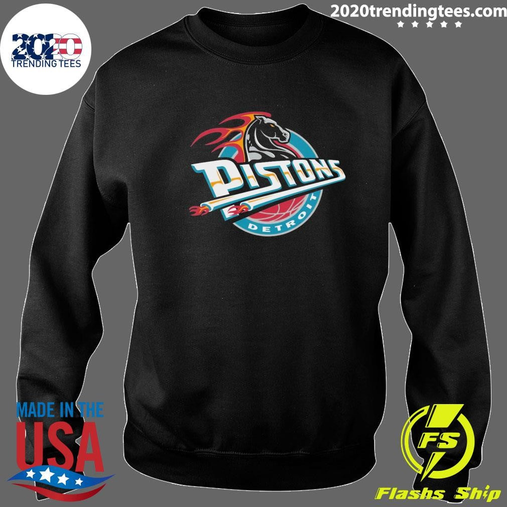 Detroit Pistons Mitchell & Ness Hardwood Shirt