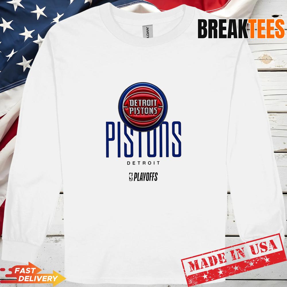 Detroit Pistons NBA Playoff 2026 logo T-Shirt